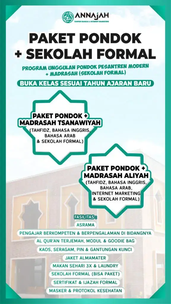 5. Paket Pondok Sekolah Formal